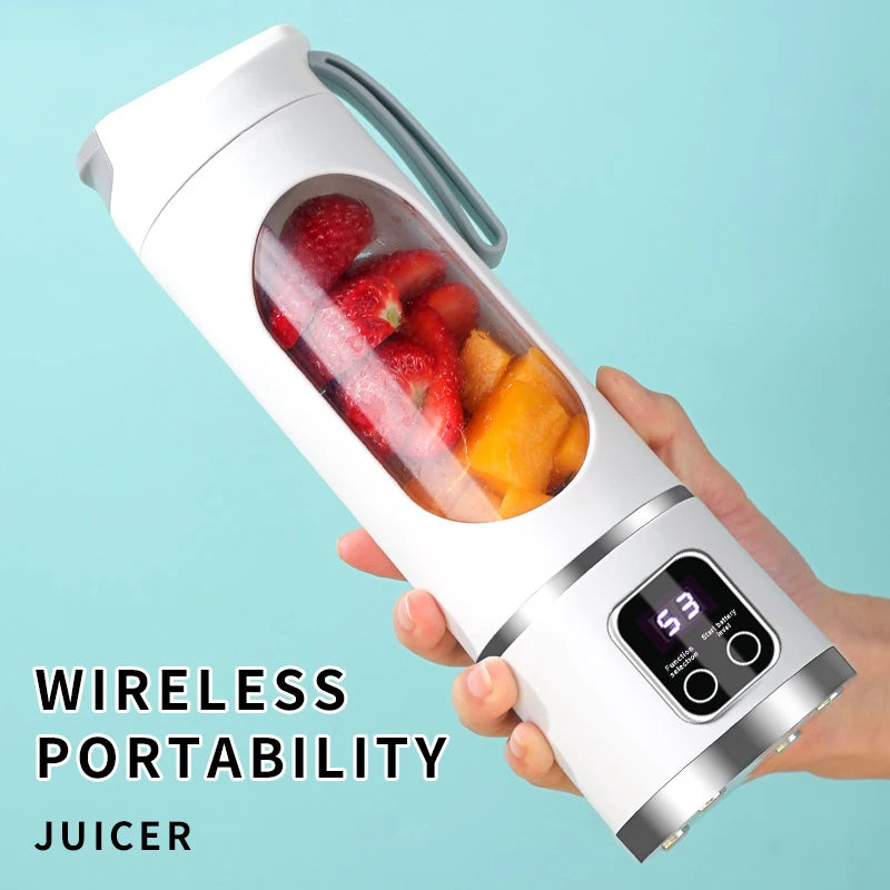 Xiaomi Frullatore Elettrico Portatile Mini: Estrattore di Frutta Multifunzione per Succhi, Smoothies e Frullati